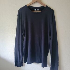 Reclaim Buckle | Men's 100% Cotton Drop Needle Thermal Top XL Basic Pullover